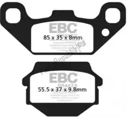 Here you can order the brake pad fa128tt organic brake pads from EBC, with part number EBCFA128TT: