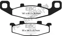 EBCFA129V, EBC, Remblok fa 129v semi sintered brake pads    , Nieuw