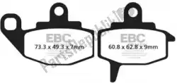 Aqui você pode pedir o pastilha de freio fa130r pastilhas de freio sinterizadas em EBC , com o número da peça EBCFA130R: