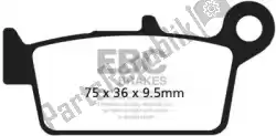 Here you can order the brake pad sfa131/3hh hh sintered scooter brake pads from EBC, with part number EBCSFA1313HH: