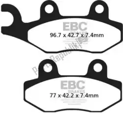 Qui puoi ordinare pastiglie freno fa135r pastiglie freno sinterizzate r da EBC , con numero parte EBCFA135R: