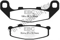 EBCFA141, EBC, Brake pad fa141 organic brake pads    , New