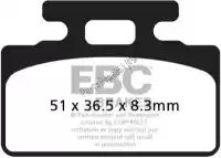 EBCSFAC151, EBC, Remblok sfac151 carbon scooter brake pads    , Nieuw