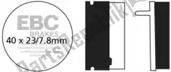 Here you can order the brake pad fa155 organic brake pads from EBC, with part number EBCFA155: