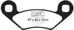 Here you can order the brake pad fa159r sintered r brake pads from EBC, with part number EBCFA159R: