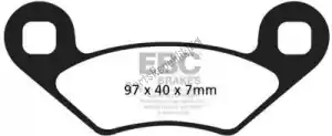 EBC EBCFA159R brake pad fa159r sintered r brake pads - Bottom side