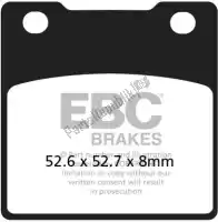 EBCFA161, EBC, Brake pad fa161 organic brake pads    , New