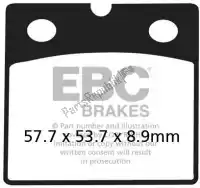 EBCFA171V, EBC, Brake pad fa 171v semi sintered brake pads    , New