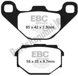 Here you can order the brake pad fa173 organic brake pads from EBC, with part number EBCFA173: