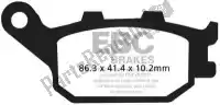 EBCFA174V, EBC, Brake pad fa 174v semi sintered brake pads    , New
