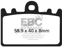 EBCFA180, EBC, Brake pad fa180 organic brake pads    , New