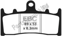 EBCEPFA188HH, EBC, Brake pad epfa188hh extreme pro hh brake pads    , New