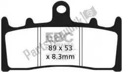 Qui puoi ordinare pastiglie freno epfa188hh extreme pro hh pastiglie freno da EBC , con numero parte EBCEPFA188HH: