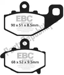Qui puoi ordinare pastiglie freno fa 192v pastiglie freno semi sinterizzate da EBC , con numero parte EBCFA192V:
