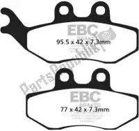 EBCSFA194, EBC, Pastilhas de freio sfa194 pastilhas de freio orgânicas para scooter    , Novo