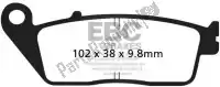 EBCSFA196, EBC, Brake pad sfa196 organic scooter brake pads    , New