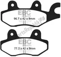 EBCFA197, EBC, Brake pad fa197 organic brake pads    , New