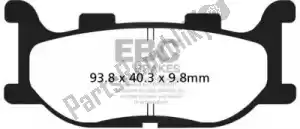 EBC EBCFA199HH brake pad fa199hh hh sintered sportbike brake pads - Bottom side