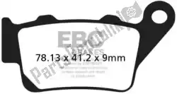 Ici, vous pouvez commander le plaquette de frein epfa208hh extreme pro hh plaquettes de frein auprès de EBC , avec le numéro de pièce EBCEPFA208HH: