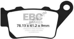 Qui puoi ordinare pastiglie freno fa213hh hh pastiglie freno sinterizzate sportbike da EBC , con numero parte EBCFA213HH: