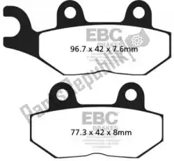 Here you can order the brake pad fa 214v semi sintered brake pads from EBC, with part number EBCFA214V: