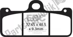 Here you can order the brake pad gpfa218hh gp race sintered brake pads from EBC, with part number EBCGPFA218HH: