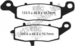 remblok fa231hh hh sintered sportbike brake pads van EBC, met onderdeel nummer EBCFA231HH, bestel je hier online: