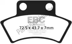 Here you can order the brake pad fa232tt organic brake pads from EBC, with part number EBCFA232TT: