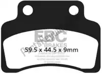 EBCSFA235, EBC, Remblok sfa235 organic scooter brake pads    , Nieuw