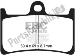 Qui puoi ordinare pastiglie freno sfac252 pastiglie freno scooter in carbonio da EBC , con numero parte EBCSFAC252: