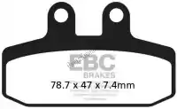 EBCFA256, EBC, Remblok fa256 organic brake pads    , Nieuw