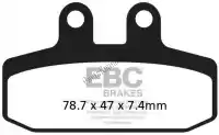 EBCFA256HH, EBC, Brake pad fa256hh hh sintered sportbike brake pads    , New