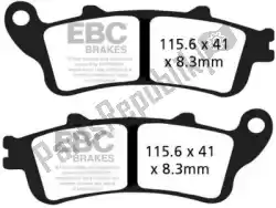 Here you can order the brake pad fa 261v semi sintered brake pads from EBC, with part number EBCFA261V:
