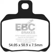 EBCSFA266, EBC, Brake pad sfa266 organic scooter brake pads    , New