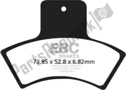 Here you can order the brake pad fa270tt organic brake pads from EBC, with part number EBCFA270TT: