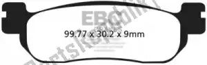 EBC EBCFA275 klocek hamulcowy fa275 organiczne klocki hamulcowe - Dół