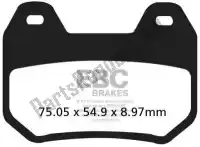 EBCFA304, EBC, Remblok fa304 organic brake pads    , Nieuw