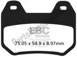 remblok fa 304v semi sintered brake pads van EBC, met onderdeel nummer EBCFA304V, bestel je hier online: