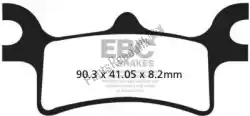 Here you can order the brake pad fa314r sintered r brake pads from EBC, with part number EBCFA314R: