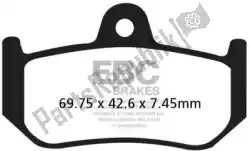 Here you can order the brake pad fa320hh hh sintered sportbike brake pads from EBC, with part number EBCFA320HH: