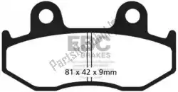 Here you can order the brake pad fa323tt organic brake pads from EBC, with part number EBCFA323TT: