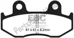 Here you can order the brake pad sfa323/3 organic scooter brake pads from EBC, with part number EBCSFA3233: