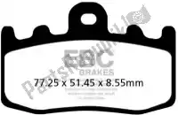EBCEPFA335HH, EBC, Brake pad epfa335hh extreme pro hh brake pads    , New