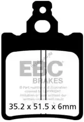 remblok fa337r sintered r brake pads van EBC, met onderdeel nummer EBCFA337R, bestel je hier online: