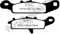 EBCFA342R, EBC, Brake pad fa342r sintered r brake pads    , New