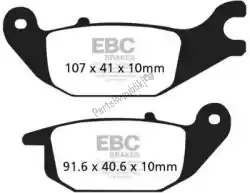Here you can order the brake pad fa343 organic brake pads from EBC, with part number EBCFA343:
