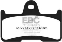Tutaj możesz zamówić klocek hamulcowy fa344tt organiczne klocki hamulcowe od EBC , z numerem części EBCFA344TT: