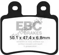 EBCFA350, EBC, Remblok fa350 organic brake pads    , Nieuw