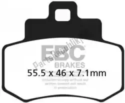 Here you can order the brake pad sfa356hh hh sintered scooter brake pads from EBC, with part number EBCSFA356HH: