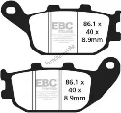 Here you can order the brake pad sfa358hh hh sintered scooter brake pads from EBC, with part number EBCSFA358HH: